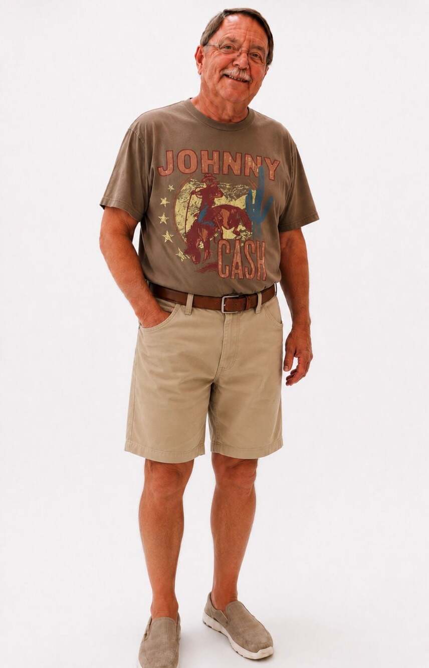 Johnny Cash Unisex T-Shirt Cowboy